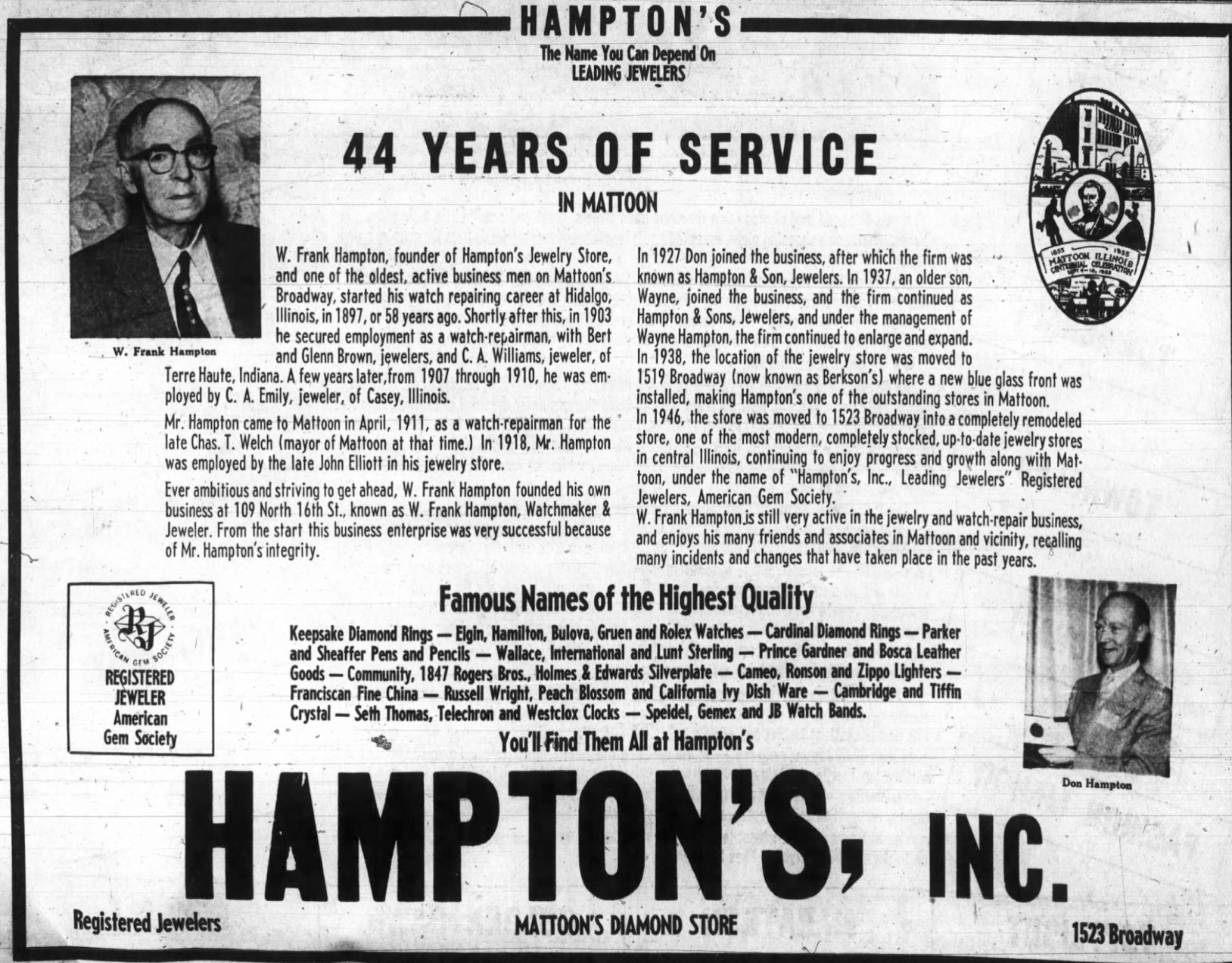 You'll find them all at Hampton's